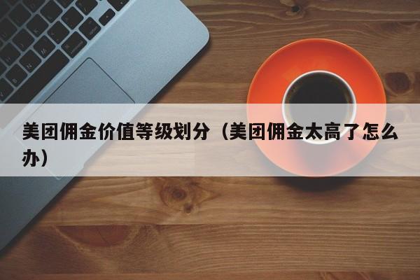 美团佣金价值等级划分（美团佣金太高了怎么办）